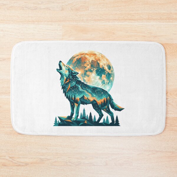 Item preview, Wolf feeling free at night designed and sold by JC Art Creations.