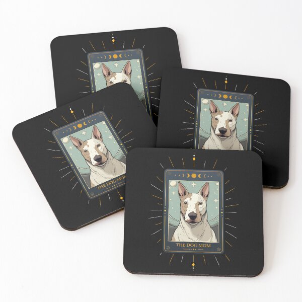 Item preview, Funny Bull Terrier Tarot Card Dog Mothers Day Mom designed and sold by rafaeltto.