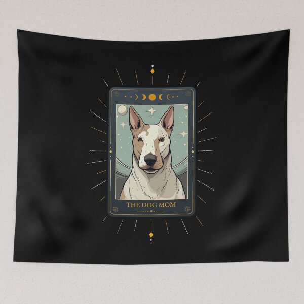Item preview, Funny Bull Terrier Tarot Card Dog Mothers Day Mom designed and sold by rafaeltto.