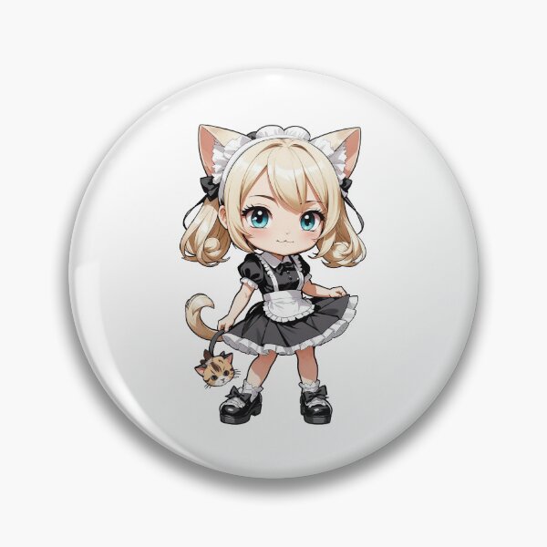 Item preview, Sweet Honey Cat Maid – Cute Kawaii Anime Girl designed and sold by bella-rosa87.