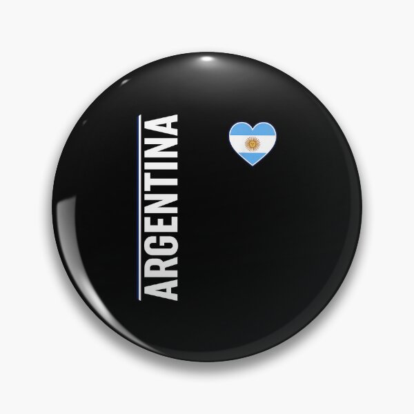 Item preview, Argentina Heart Flag Vintage Soccer Pride designed and sold by DarylPope.