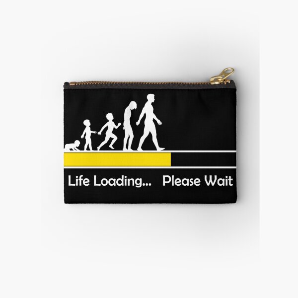 Item preview, Life Loading Please Wait Human Evolution Progress Bar designed and sold by Art JSMY.