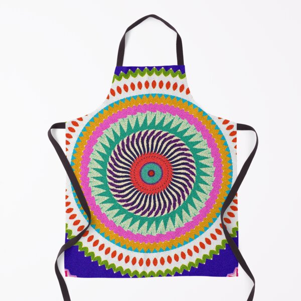 Item preview, Psychedelic Geometric Mandala | Vibrant Op Art Abstract Pattern designed and sold by ccheckcheckk.