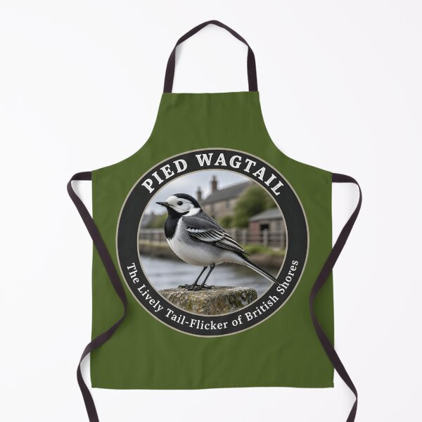 Item preview, PIED WAGTAIL   – The Lively Tail‑Flicker of British Shores designed and sold by The Digital Compass.