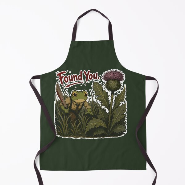 Item preview, Found You Funny Horror Frog Sticker – Weed Hunter Cartoon designed and sold by SimplePoDesign.