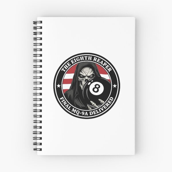 Item preview, USAF MQ-9A Reaper: "The Eighth Reaper - Final MQ-9A Delivered" Commemorative Patch designed and sold by CharlieDesings.