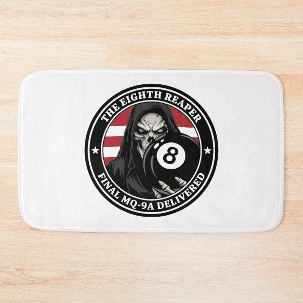 Item preview, USAF MQ-9A Reaper: "The Eighth Reaper - Final MQ-9A Delivered" Commemorative Patch designed and sold by CharlieDesings.