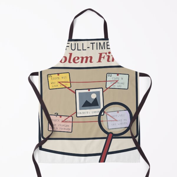 Item preview, Full-Time Problem Finder – Funny Detective Work Design designed and sold by FlamoArt.