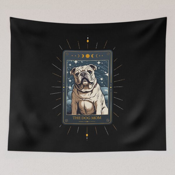 Item preview, Funny Bulldog Tarot Card Dog Mothers Day Mom designed and sold by rafaeltto.