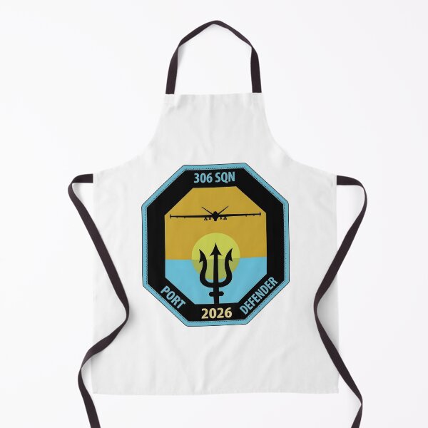 Item preview, RNLAF 306 Squadron: "Port Defender 2026" MQ-9 Reaper Commemorative Patch designed and sold by CharlieDesings.