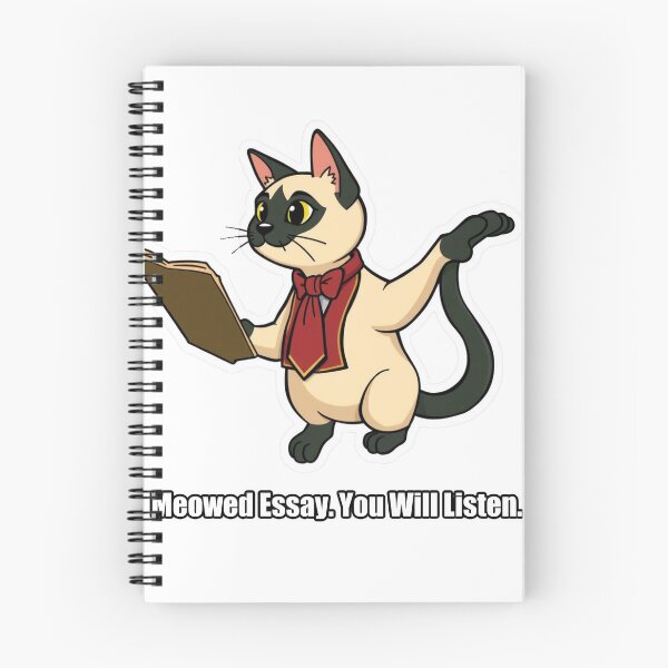Item preview, Siamese - Meowed Essay You Will Listen - Funny Siamese Gift designed and sold by pawdrops.