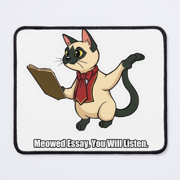 Item preview, Siamese - Meowed Essay You Will Listen - Funny Siamese Gift designed and sold by pawdrops.