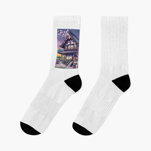 Item preview, Manga girls, Japanese-style house and twilight landscape designed and sold by DOMANGA.
