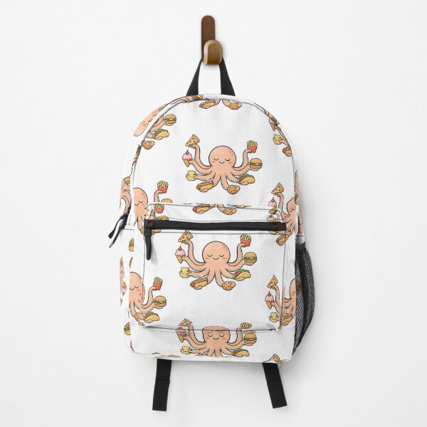 Item preview, Cute Octopus Holding Snacks designed and sold by VitSArt.