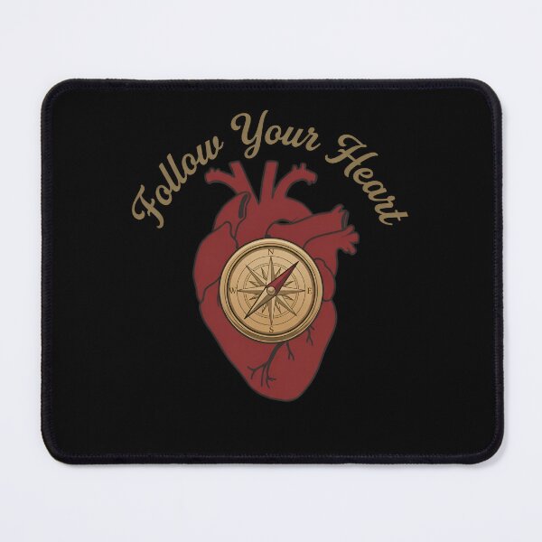 Item preview, FOLLOW YOUR HEART - Anatomical Heart Compass designed and sold by Zazz Lee.