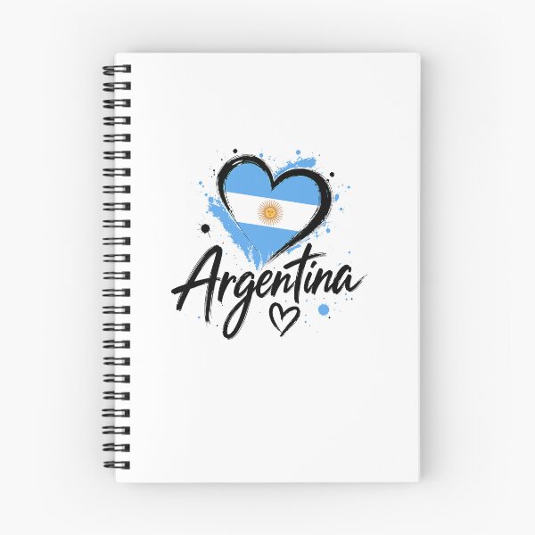 Item preview, Argentina Heart Flag Love Patriotic Gift for Proud Argentine Supporters designed and sold by DarylPope.
