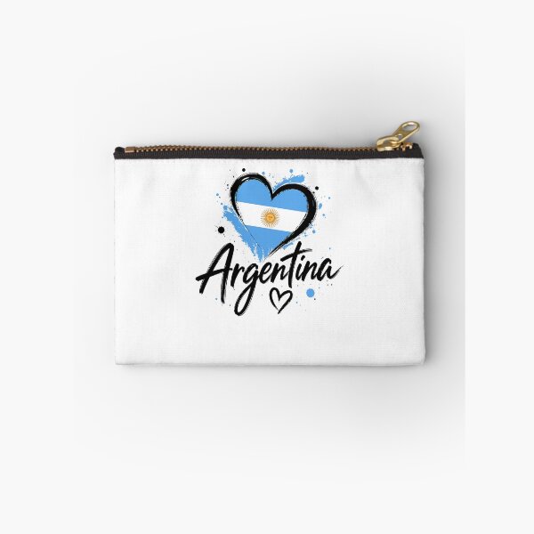 Item preview, Argentina Heart Flag Love Patriotic Gift for Proud Argentine Supporters designed and sold by DarylPope.