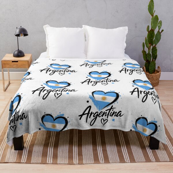Item preview, Argentina Heart Flag Love Patriotic Gift for Proud Argentine Supporters designed and sold by DarylPope.