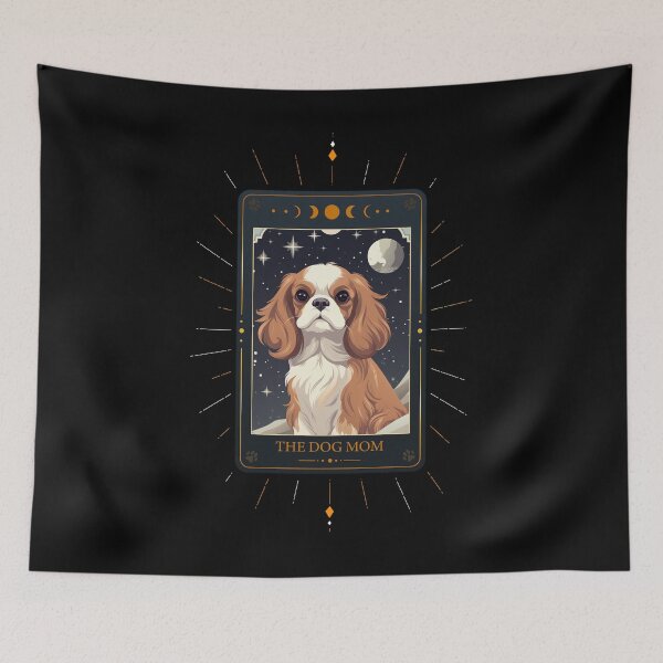Item preview, Funny Cavalier King Charles Spaniel Tarot Card Dog Mothers Day Mom designed and sold by rafaeltto.