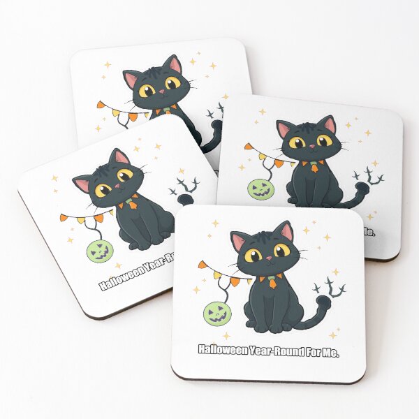 Item preview, Black Cat - Halloween Year-Round For Me - Funny Black Cat Gift designed and sold by pawdrops.