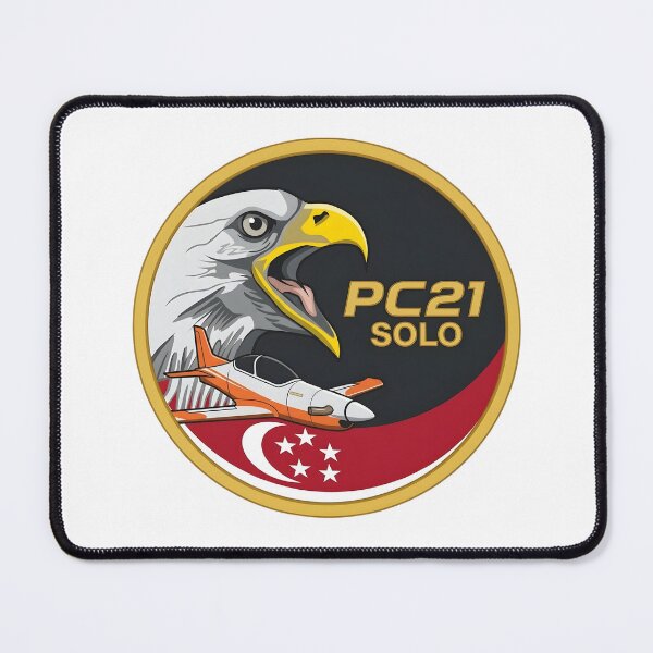 Item preview, RSAF Pilatus PC-21 Solo Display Team Commemorative Emblem designed and sold by CharlieDesings.