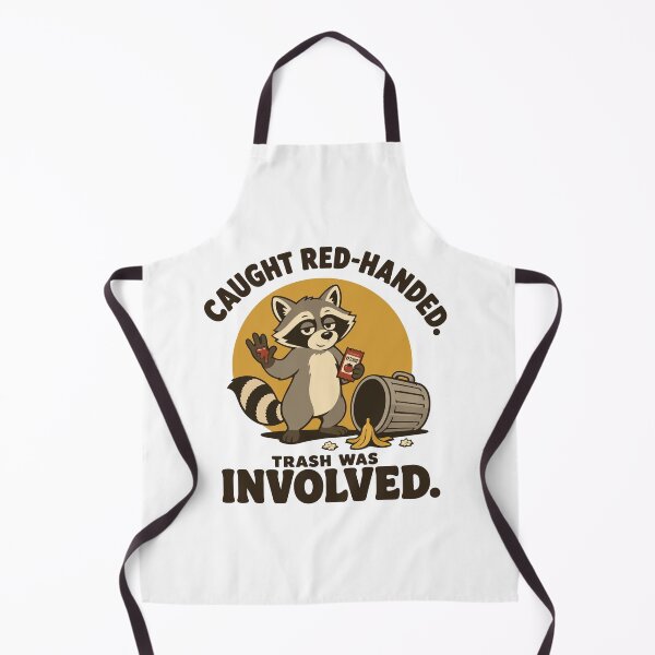 Item preview, Caught Red Handed Raccoon Trash Bandit designed and sold by ANALOG MISCHIEF.
