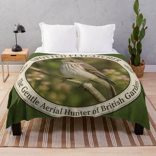 Item preview, SPOTTED FLYCATCHER – The Gentle Aerial Hunter of British Gardens designed and sold by The Digital Compass.
