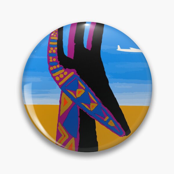 Item preview, Air Afrique Vintage African Travel Poster designed and sold by RetroAviation.