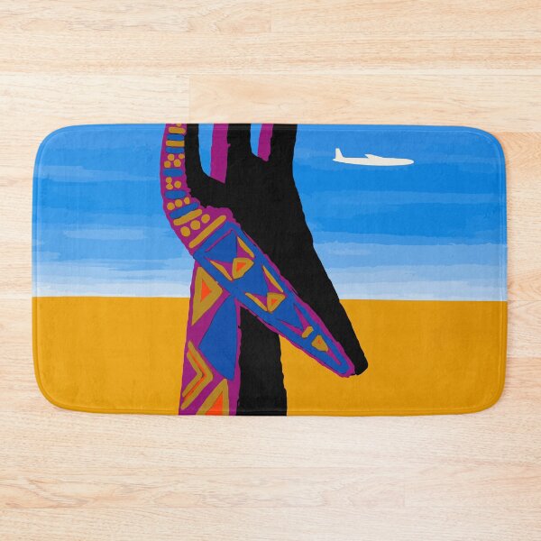 Aperçu de l'œuvre Affiche de voyage africaine vintage Air Afrique créée et vendue par RetroAviation.