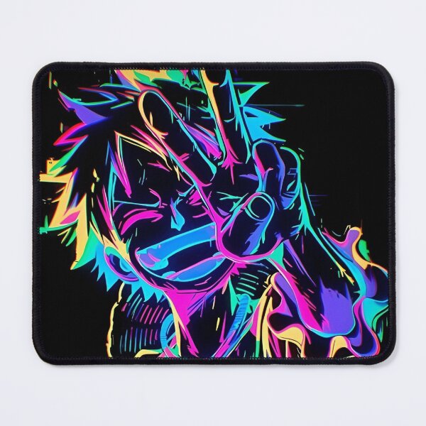 Item preview, Neon Pirate Hero | Cyberpunk Anime Inspired Glow Pop Art Illustration designed and sold by Dyan4.