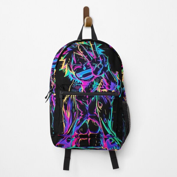 Item preview, Neon Pirate Hero | Cyberpunk Anime Inspired Glow Pop Art Illustration designed and sold by Dyan4.