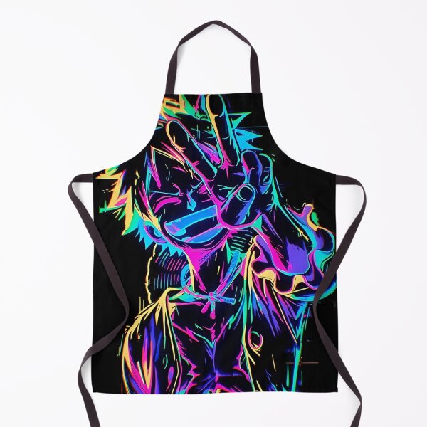 Item preview, Neon Pirate Hero | Cyberpunk Anime Inspired Glow Pop Art Illustration designed and sold by Dyan4.