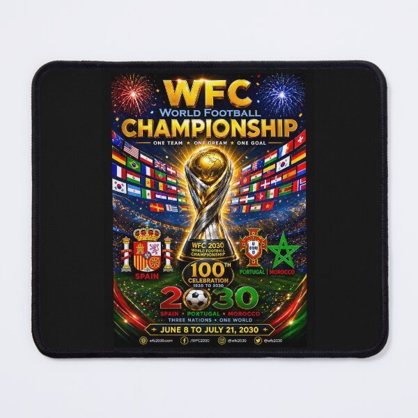 Item preview, 2030 WFC WORLD FOOTBALL CHAMPIONSHIP – Spain • Portugal • Morocco | 100th Anniversary Celebration 1930 to 2030 designed and sold by DBM Photo Art 1.