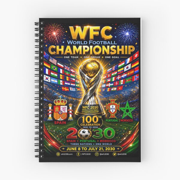 Item preview, 2030 WFC WORLD FOOTBALL CHAMPIONSHIP – Spain • Portugal • Morocco | 100th Anniversary Celebration 1930 to 2030 designed and sold by DBM Photo Art 1.
