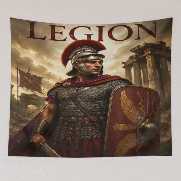 Item preview, High-quality digital illustration of a Roman legion  designed and sold by JMAVILA ART.