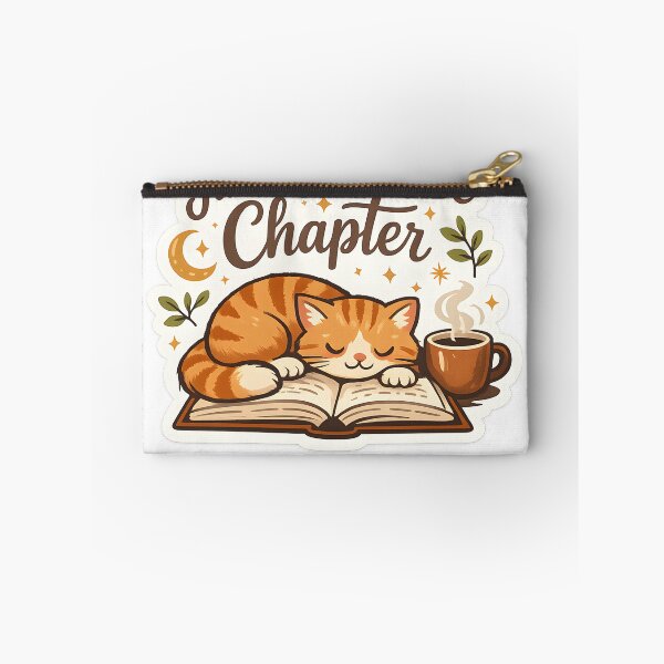 Item preview, Just One More Chapter Cute Cat Reading Sticker | Book Lover Aesthetic | Cozy Reader Gift designed and sold by GenZStickerHub1.