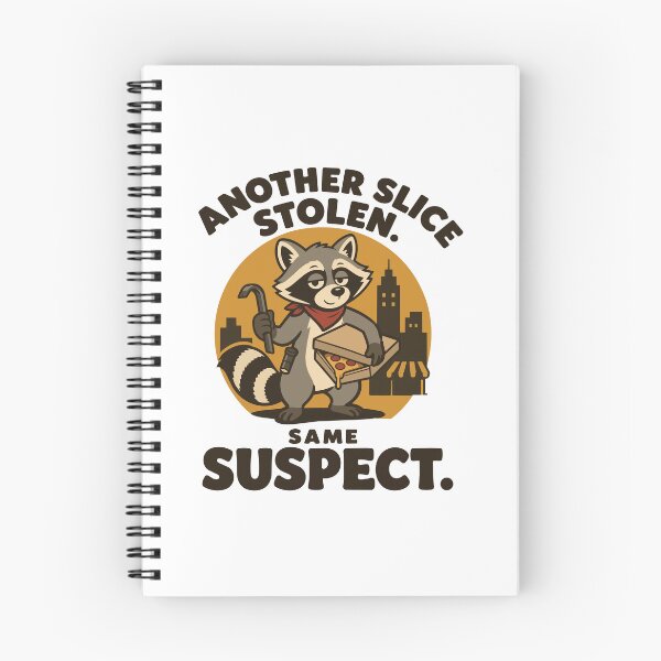 Item preview, Pizza Thief Raccoon Suspect designed and sold by ANALOG MISCHIEF.