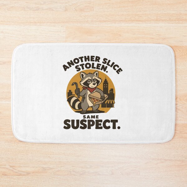 Item preview, Pizza Thief Raccoon Suspect designed and sold by ANALOG MISCHIEF.