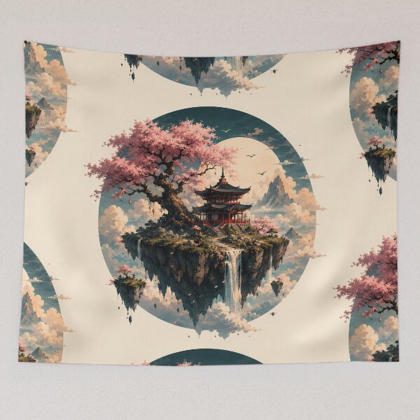 Item preview, Skyborne Realms: Sakura Haven designed and sold by Genesis-Ink.