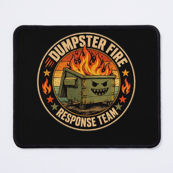 Item preview, Dumpster Fire Response Team Work Humor Sarcastic Problem Solver designed and sold by SkeletonsDanger.