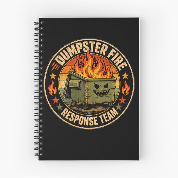 Item preview, Dumpster Fire Response Team Work Humor Sarcastic Problem Solver designed and sold by SkeletonsDanger.