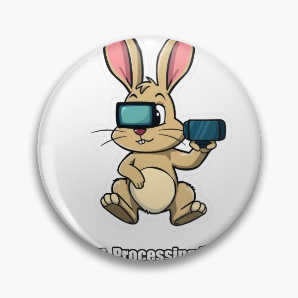 Item preview, Rabbit - Ear Alert Processing Threats - Funny Rabbit Gift designed and sold by pawdrops.