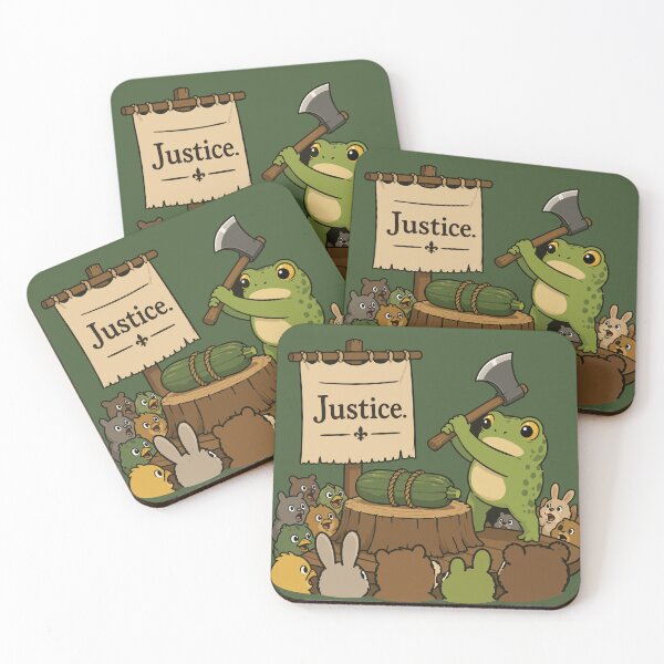 Item preview, Justice Funny Horror Frog Sticker – Zucchini Trial Cartoon designed and sold by SimplePoDesign.