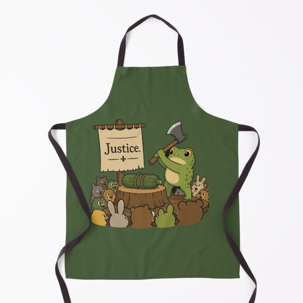 Item preview, Justice Funny Horror Frog Sticker – Zucchini Trial Cartoon designed and sold by SimplePoDesign.