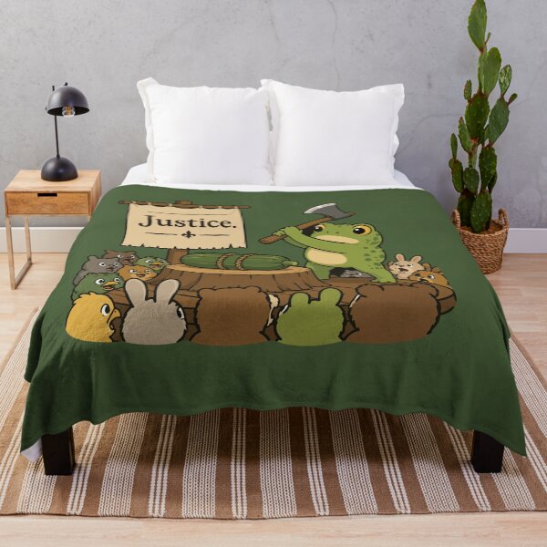 Item preview, Justice Funny Horror Frog Sticker – Zucchini Trial Cartoon designed and sold by SimplePoDesign.