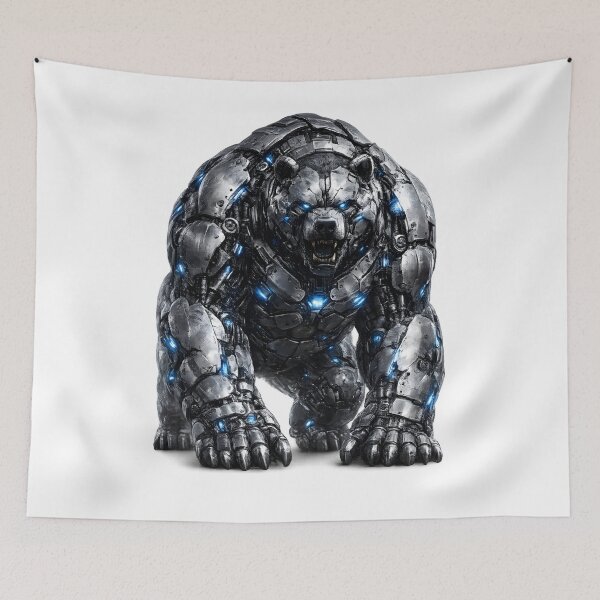 Item preview, Steel Bear V5 – Mechanical Cyber Bear | Industrial Metal Beast | Futuristic Robot Animal designed and sold by SteelCoat Studio.