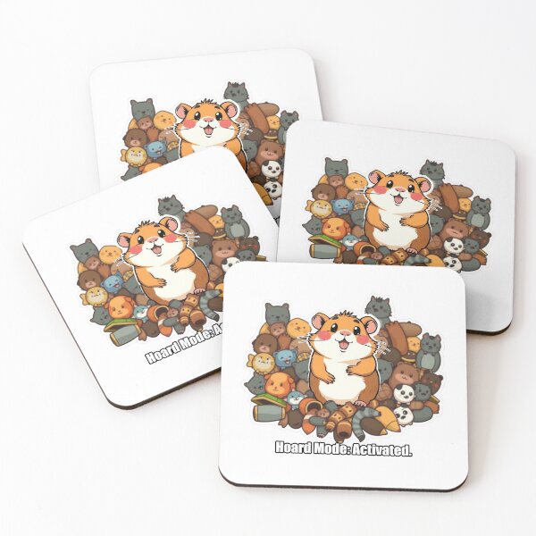 Aperçu de l'œuvre Hamster - Hoard Mode Activated - Funny Hamster Gift créée et vendue par pawdrops.
