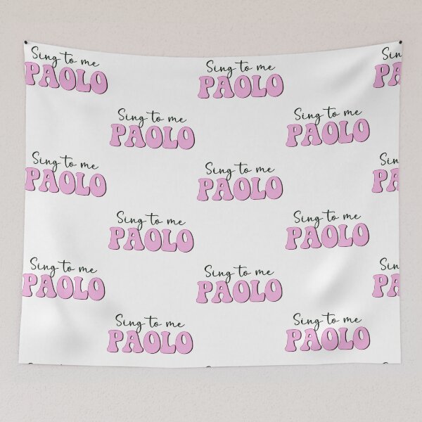 Item preview, Sing To Me Paolo Movie Funny Y2K Quote designed and sold by DarylPope.