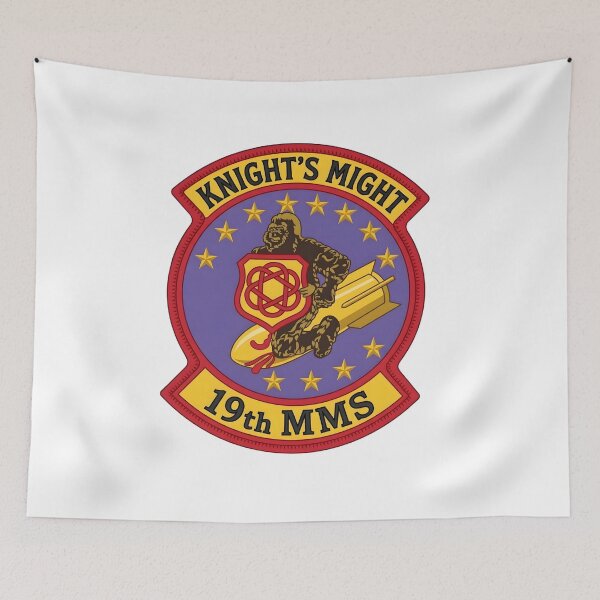 Item preview, USAF 19th Munitions Maintenance Squadron: "Knight's Might" Commemorative Patch designed and sold by CharlieDesings.