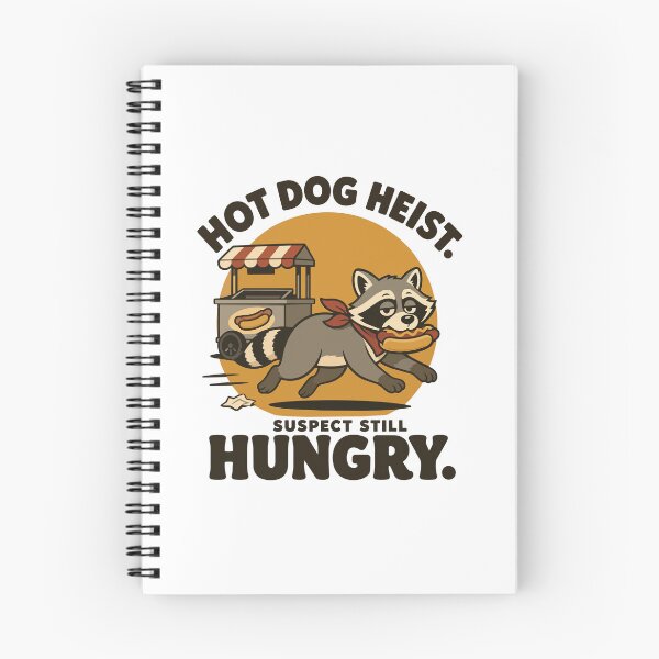 Item preview, Who stole the hot dog? The suspect is getting away—and somehow, it is still hungry. designed and sold by ANALOG MISCHIEF.